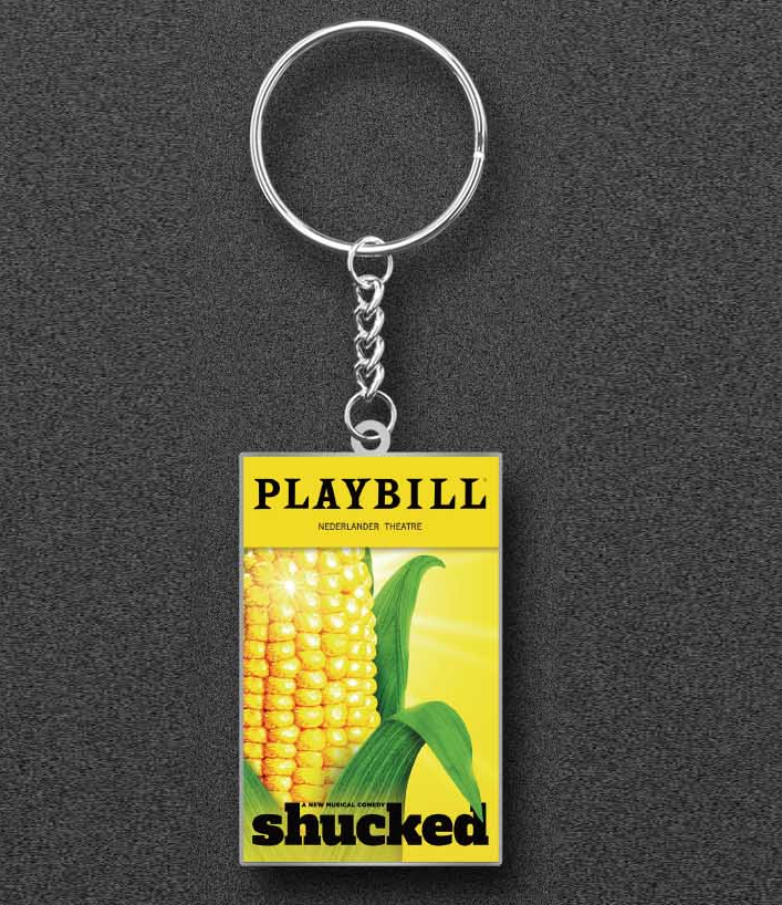 Shucked - Playbill Keyring