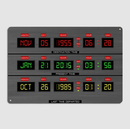 Time Circuits - Metal Sign