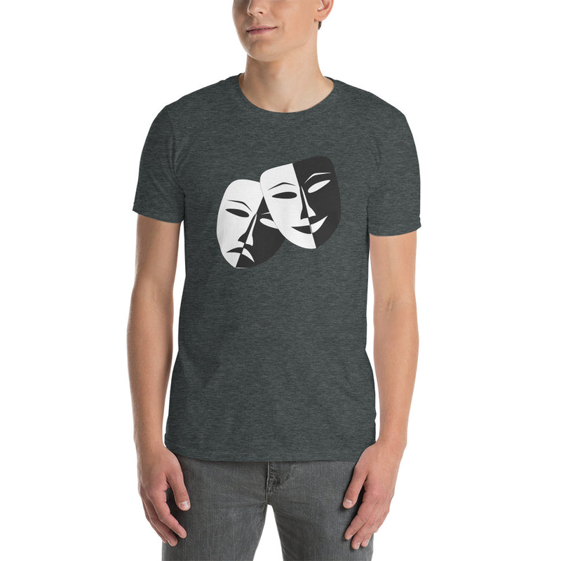 Theatre Masks - Short-Sleeve Unisex T-Shirt