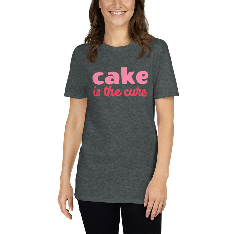 Cake Is The Cure - Short-Sleeve Unisex T-Shirt