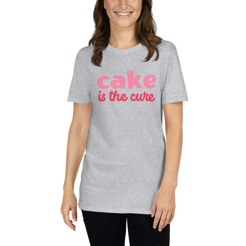 Cake Is The Cure - Short-Sleeve Unisex T-Shirt