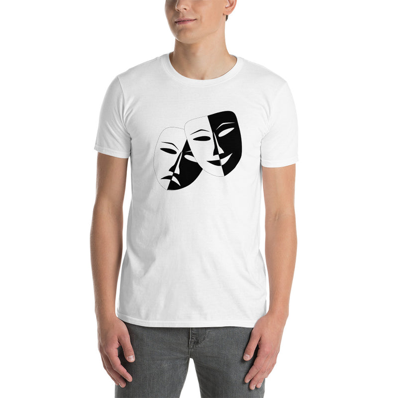 Theatre Masks - Short-Sleeve Unisex T-Shirt