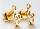 Treble Clef - Earrings