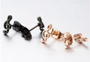 Treble Clef - Earrings