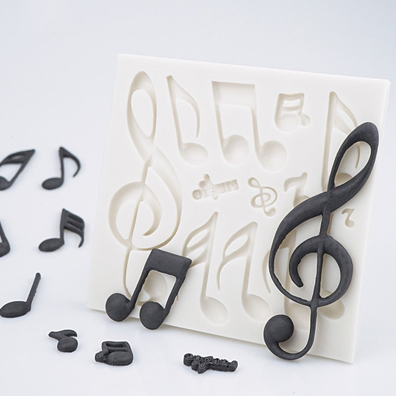 Music Notes - 3D Silicone Mold