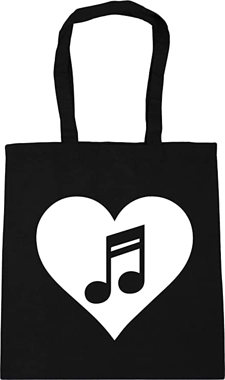 Music Note Heart - Tote Bag