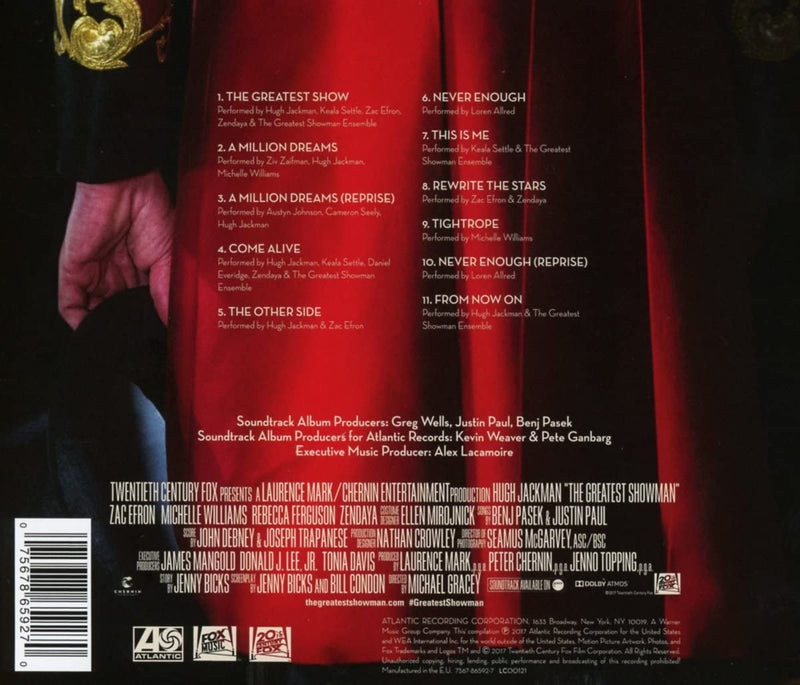 The Greatest Showman [CD]