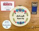 In The Heights Inspired Embroidery Kit - "Start small, dream big" by Amelia Stitches