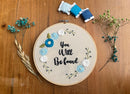 Dear Evan Hansen Inspired Embroidery Kit - "You Will Be Found” by Amelia Stitches