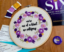 Six the Musical Inspired Embroidery Kit - "We're One Of A Kind, No Category" by Amelia Stitches