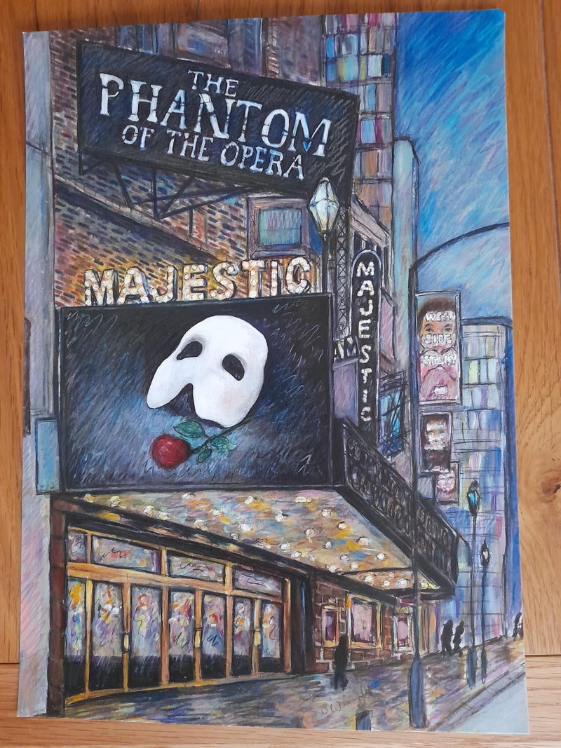 Phantom Of The Opera - A6 Greetings Card