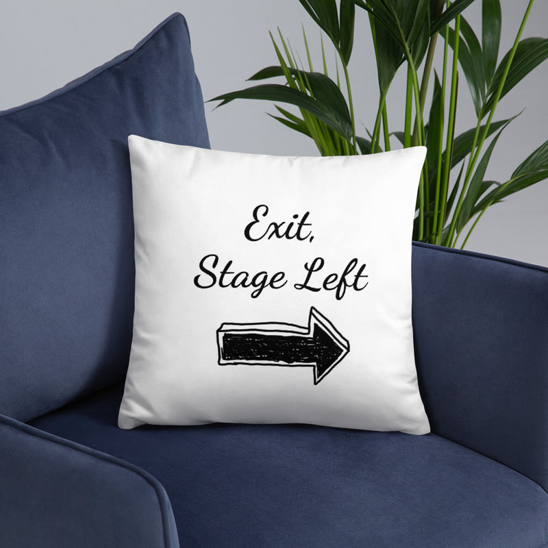 Exit, Stage Direcitons - Cushion