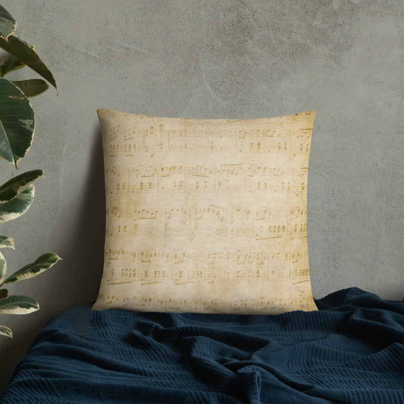 Sheet Music Pattern - Cushion