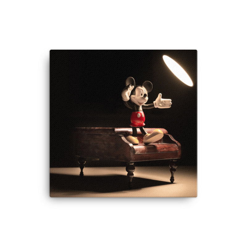 Mickey In The Spotlight - Canvas