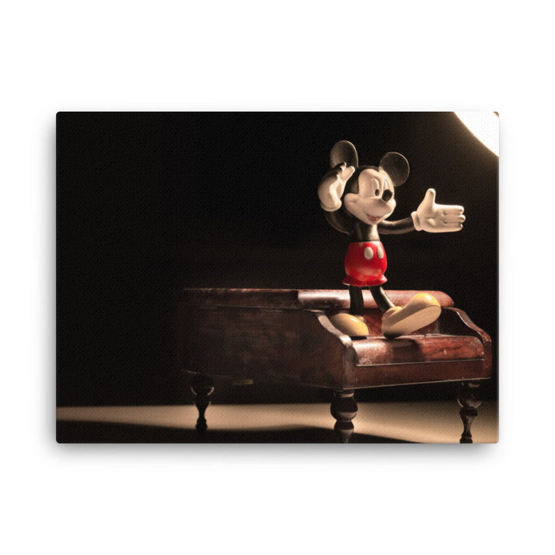 Mickey In The Spotlight - Canvas