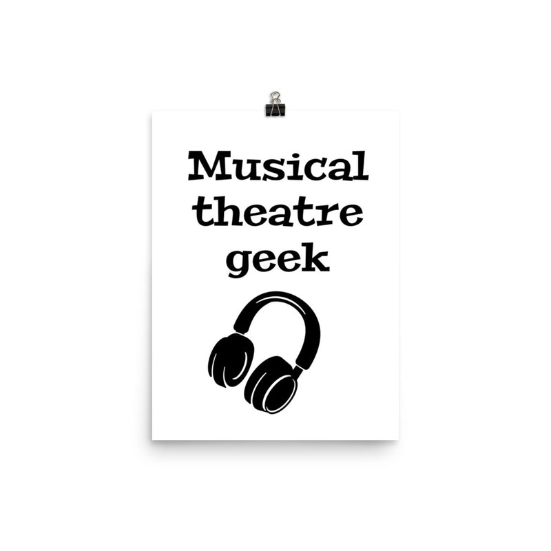 Musical Theatre Geek - Poster