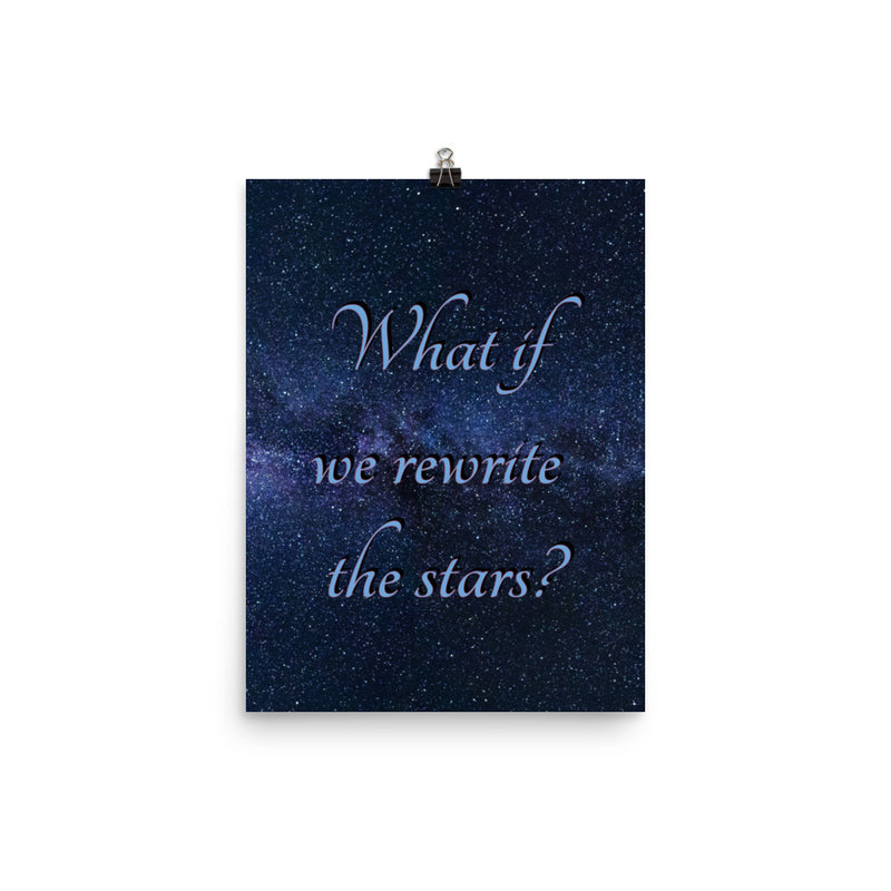 Rewrite the Stars - Lyric Poster