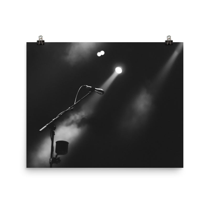 Microphone Stand - Poster