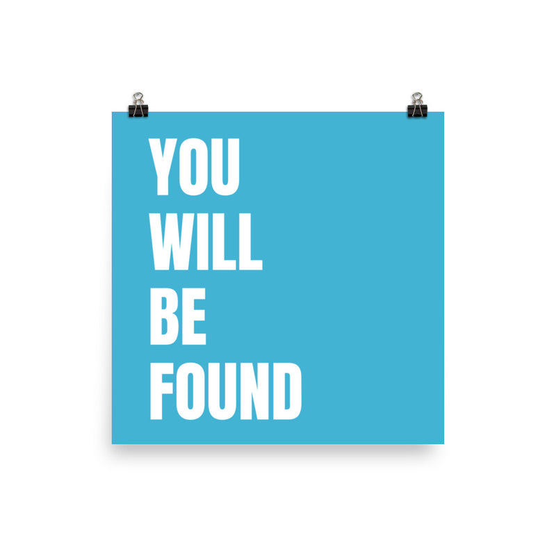 You Will Be Found - Poster
