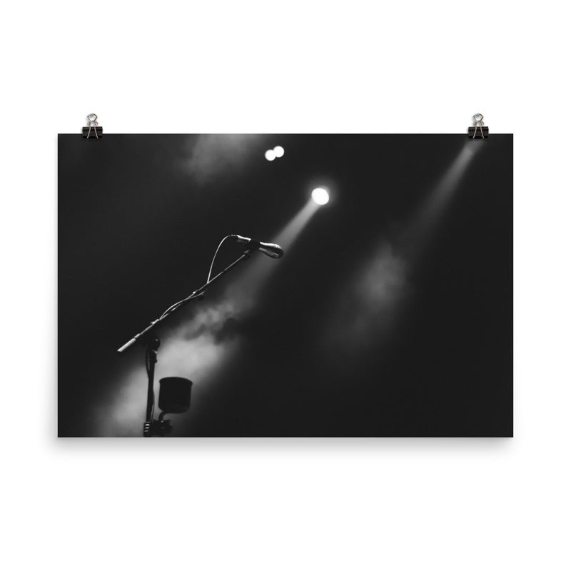 Microphone Stand - Poster