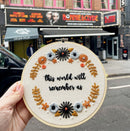 Bonnie and Clyde Musical Inspired Embroidery Kit - "This World Will Remember Us" by Amelia Stitches