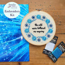 Frozen Inspired Embroidery Kit - "The Cold Never Bothered Me Anyway" by Amelia Stitches