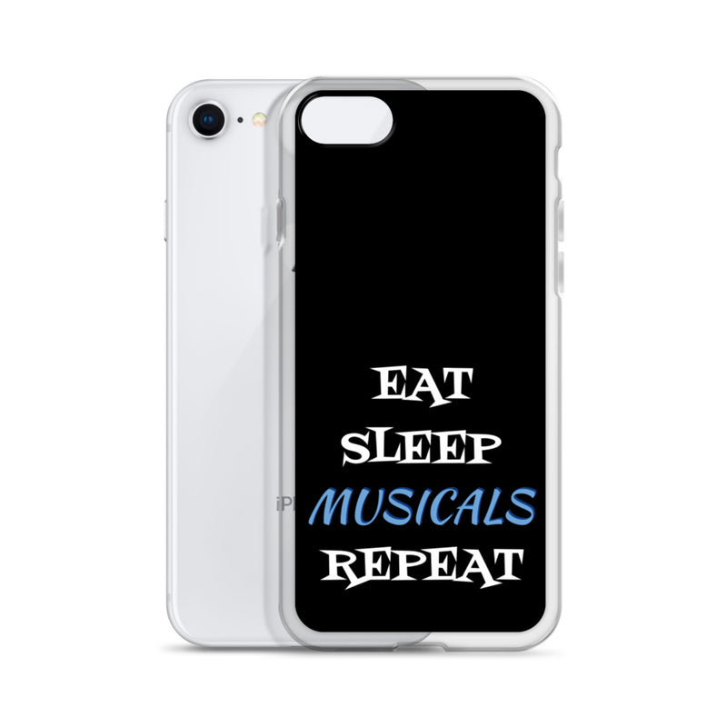 Eat Sleep Musicals Repeat - iPhone Case