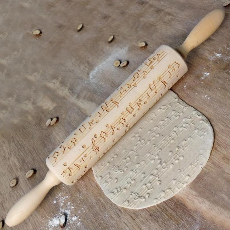 Music Notes Rolling Pin