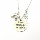Cinderella Quote - Charm Necklace