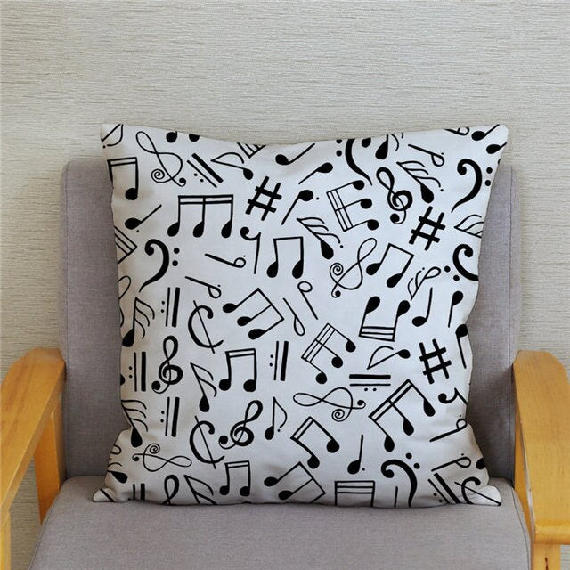 Music Notes - Cushion Cover