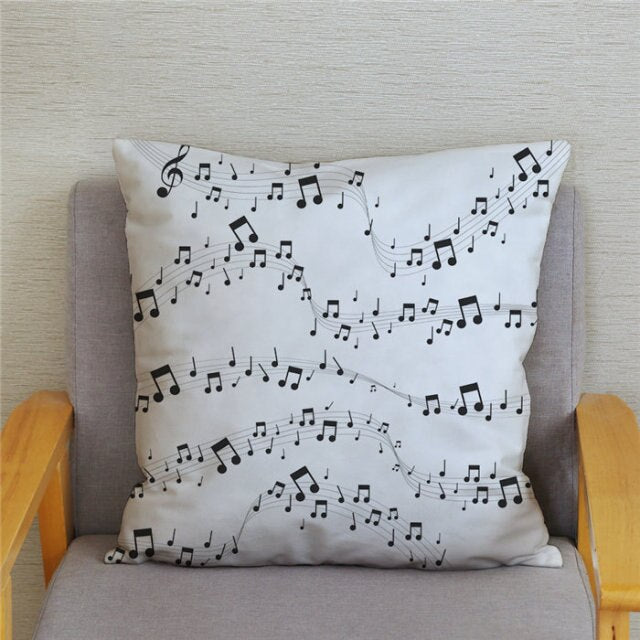 Flowing Notes - Cushion Cover