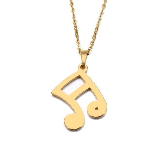 Music Note - Pendant Necklace