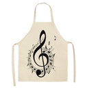 Treble Clef Kitchen Apron