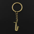 Saxophone - Charm Keyring