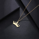 Crown Pendant Necklace
