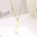 Musical Note Pendant Necklace