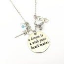 Cinderella Quote - Charm Necklace