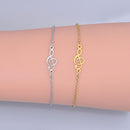 Treble Clef - Chain Link Bracelet