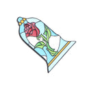 Rose Bell Jar - Enamel Pin