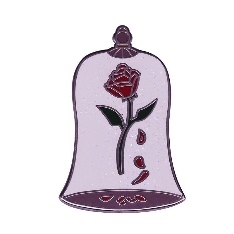 Enchanted Rose - Enamel Pin