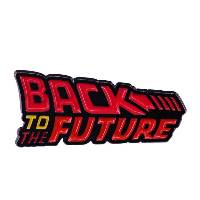 Back To The Future Logo - Enamel Pin