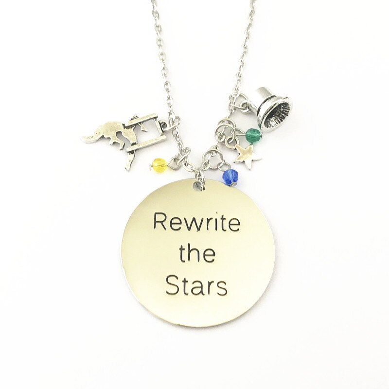 Rewrite the Stars/A Million Dreams - Charm Necklace