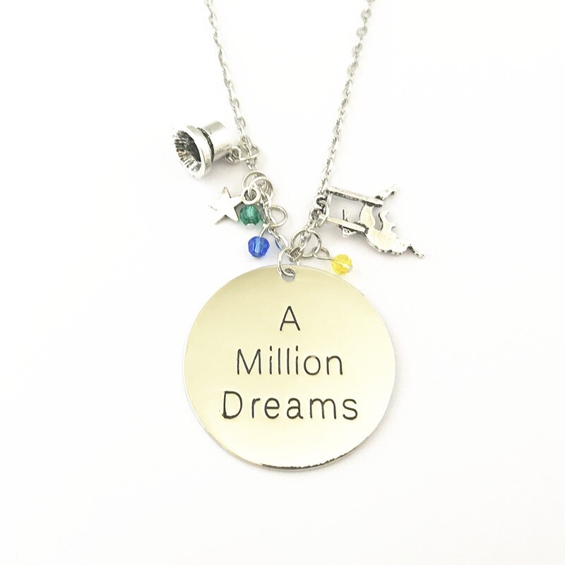 Rewrite the Stars/A Million Dreams - Charm Necklace