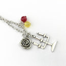 Beauty and the Beast - Charm Necklace
