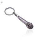 Microphone - Charm Keyring