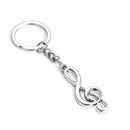 Treble Clef Keyring