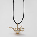 Aladdin - Magic Lamp Leather Necklace