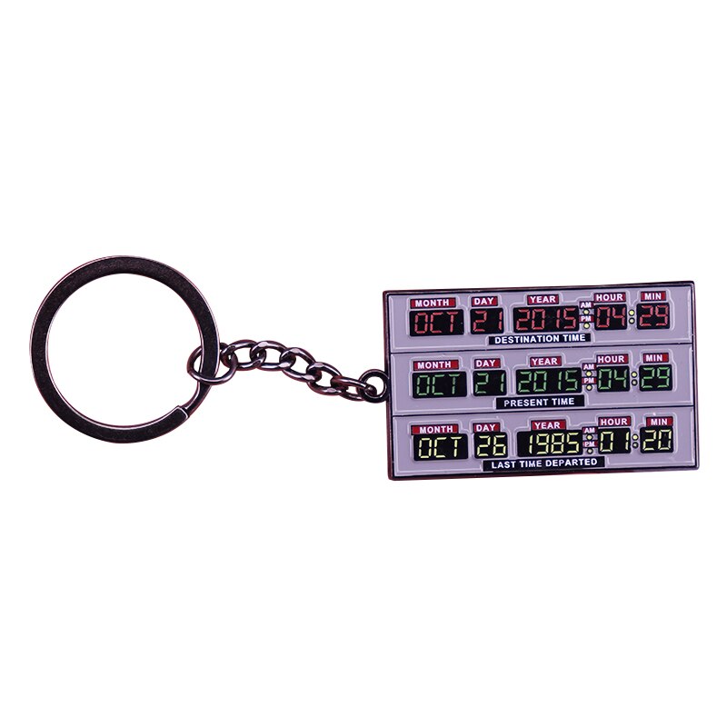 Back to the Future - Metal Keyring