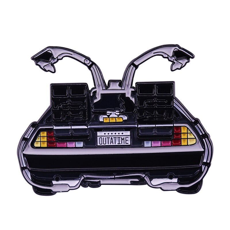 Back To The Future DeLorean - Enamel Pin