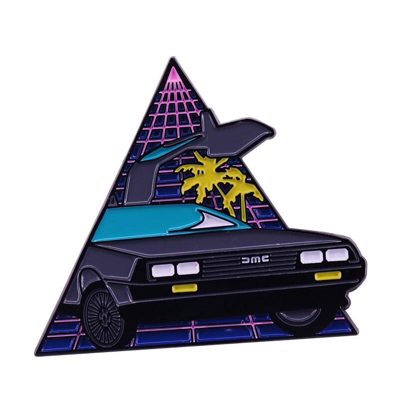Back to the Future DeLorean - Enamel Pin